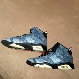 AIR JORDAN 6 RETRO (GS) "Washed Denim"